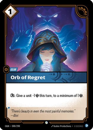 Orb of Regret (090/298) [Origins] Foil