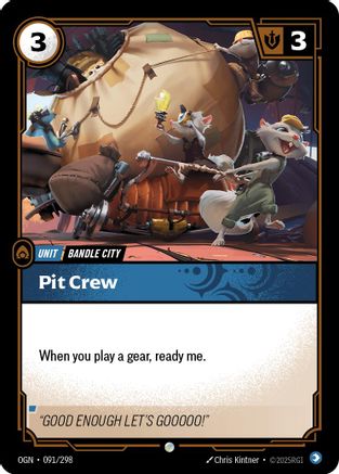 Pit Crew (091/298) [Origins] Foil
