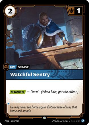 Watchful Sentry (096/298) [Origins] Foil