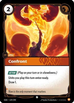 Confront (129/298) [Origins] Foil