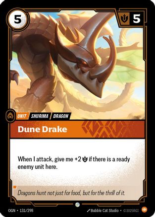 Dune Drake (131/298) [Origins] Foil