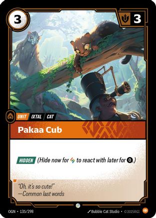 Pakaa Cub (135/298) [Origins] Foil