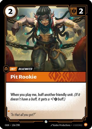 Pit Rookie (136/298) [Origins] Foil