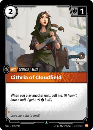 Cithria of Cloudfield (139/298) [Origins] Foil