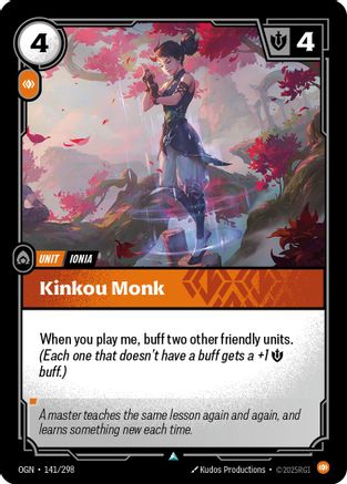 Kinkou Monk (141/298) [Origins] Foil