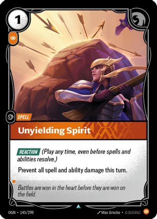 Unyielding Spirit (145/298) [Origins] Foil