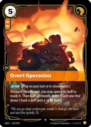 Overt Operation (153/298) [Origins]