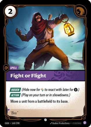 Fight or Flight (168/298) [Origins] Foil