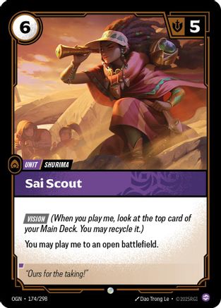 Sai Scout (174/298) [Origins] Foil
