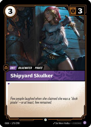 Shipyard Skulker (175/298) [Origins] Foil