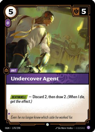 Undercover Agent (178/298) [Origins]
