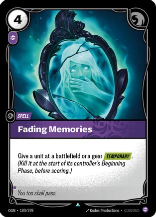 Fading Memories (180/298) [Origins] Foil