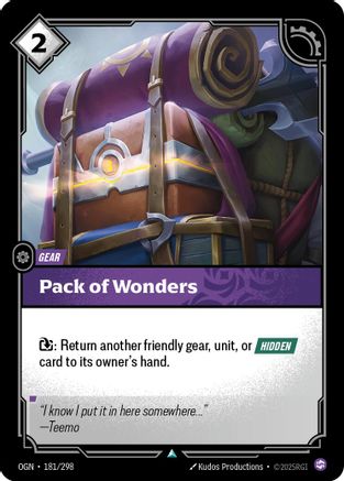 Pack of Wonders (181/298) [Origins] Foil
