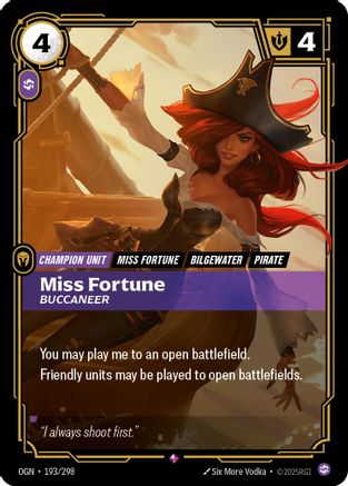 Miss Fortune - Buccaneer (193/298) [Origins]