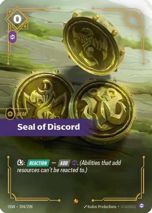 Seal of Discord (204/298) [Origins]