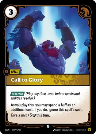 Call to Glory (207/298) [Origins] Foil