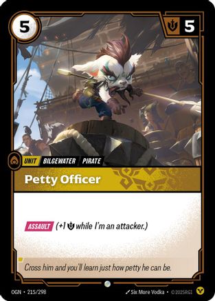 Petty Officer (215/298) [Origins] Foil