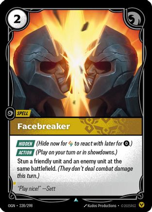 Facebreaker (220/298) [Origins] Foil