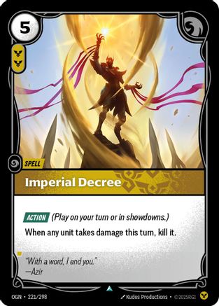 Imperial Decree (221/298) [Origins] Foil