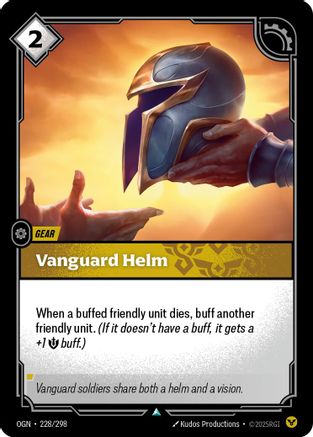 Vanguard Helm (228/298) [Origins] Foil