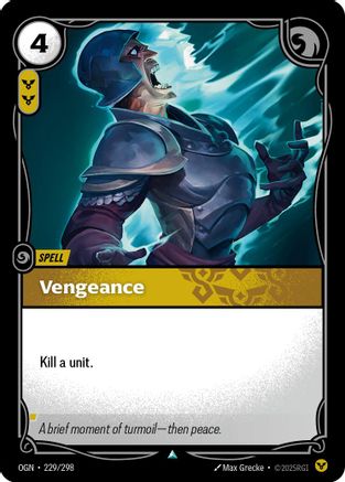 Vengeance (229/298) [Origins] Foil