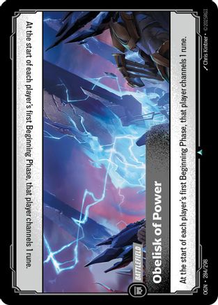 Obelisk of Power (284/298) [Origins] Foil