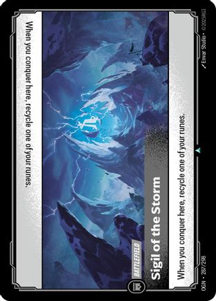 Sigil of the Storm (287/298) [Origins] Foil