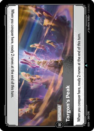 Targon's Peak (289/298) [Origins] Foil