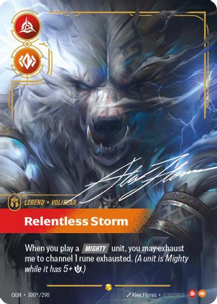 Volibear - Relentless Storm (Alternate Art) (300*/298) [Origins]