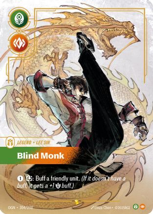 Lee Sin - Blind Monk (Overnumbered) (304/298) [Origins]