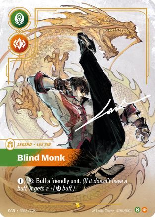 Lee Sin - Blind Monk (Alternate Art) (304*/298) [Origins]