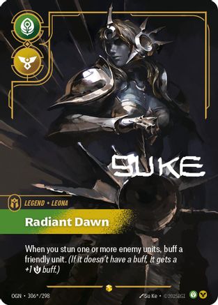Leona - Radiant Dawn (Alternate Art) (306*/298) [Origins]