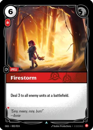 Firestorm (002/024) [Origins Proving Grounds] Foil