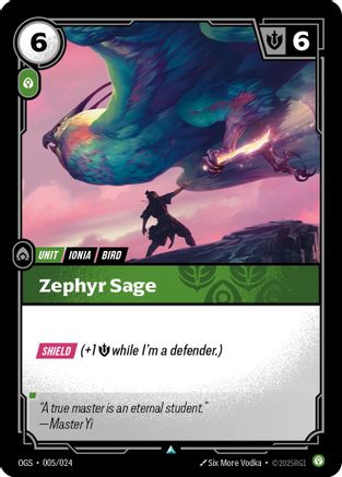 Zephyr Sage (005/024) [Origins Proving Grounds] Foil
