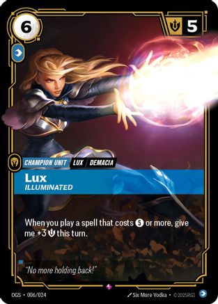 Lux - Illuminated (006/024) [Origins Proving Grounds]