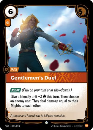 Gentlemen's Duel (008/024) [Origins Proving Grounds] Foil
