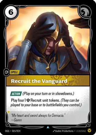 Recruit the Vanguard (015/024) [Origins Proving Grounds] Foil