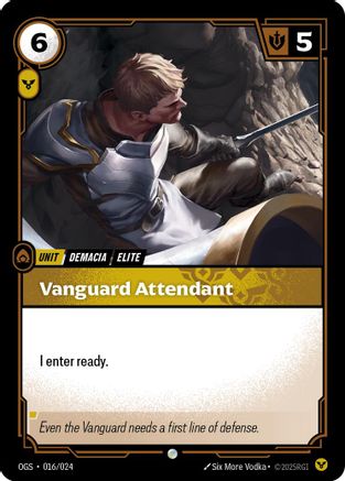 Vanguard Attendant (016/024) [Origins Proving Grounds] Foil