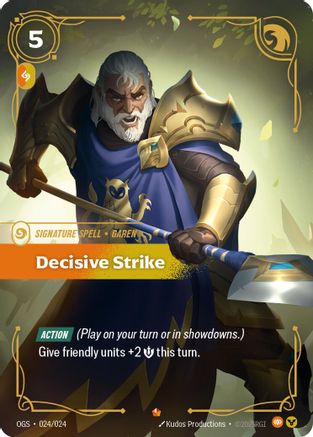 Decisive Strike (024/024) [Origins Proving Grounds]
