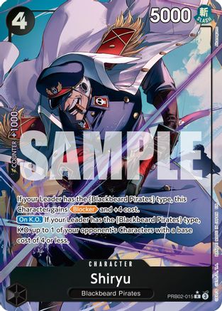 Shiryu (Alternate Art) [Premium Booster -The Best- Vol. 2] Rare