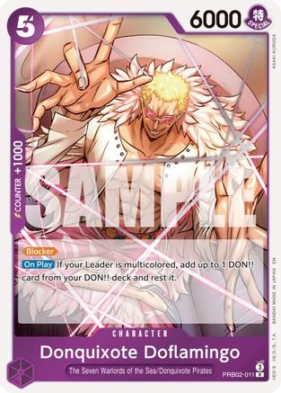 Donquixote Doflamingo [Premium Booster -The Best- Vol. 2] Rare