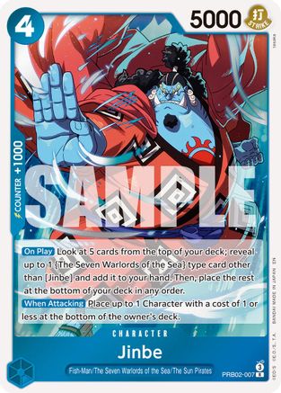 Jinbe - PRB02-007 [Premium Booster -The Best- Vol. 2] Rare