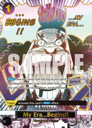 My Era...Begins!! (Alternate Art) [Premium Booster -The Best- Vol. 2] Rare