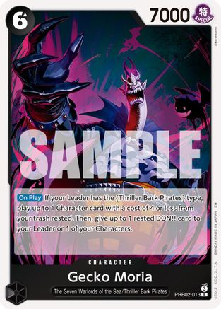Gecko Moria [Premium Booster -The Best- Vol. 2] Rare
