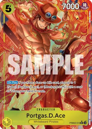 Portgas.D.Ace (Alternate Art) [Premium Booster -The Best- Vol. 2] Rare