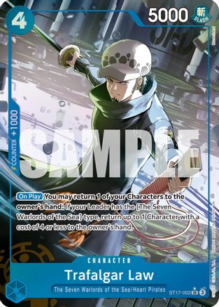 Trafalgar Law - ST17-002 (Alternate Art) [Premium Booster -The Best- Vol. 2] Super Rare