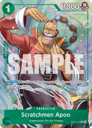 Scratchmen Apoo (Alternate Art) [Premium Booster -The Best- Vol. 2] Rare