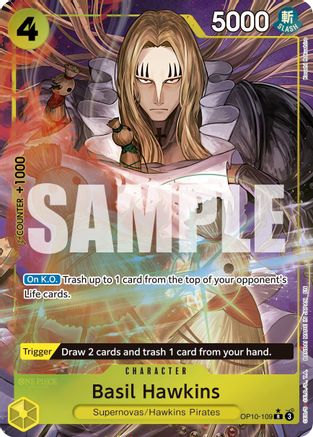 Basil Hawkins (Alternate Art) [Premium Booster -The Best- Vol. 2] Rare