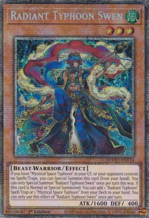 Radiant Typhoon Swen (Starlight Rare) [DOOD-EN014] Starlight Rare