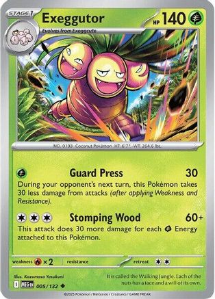 Exeggutor 005/132 [ME01 Mega Evolution] (Reverse Holofoil)